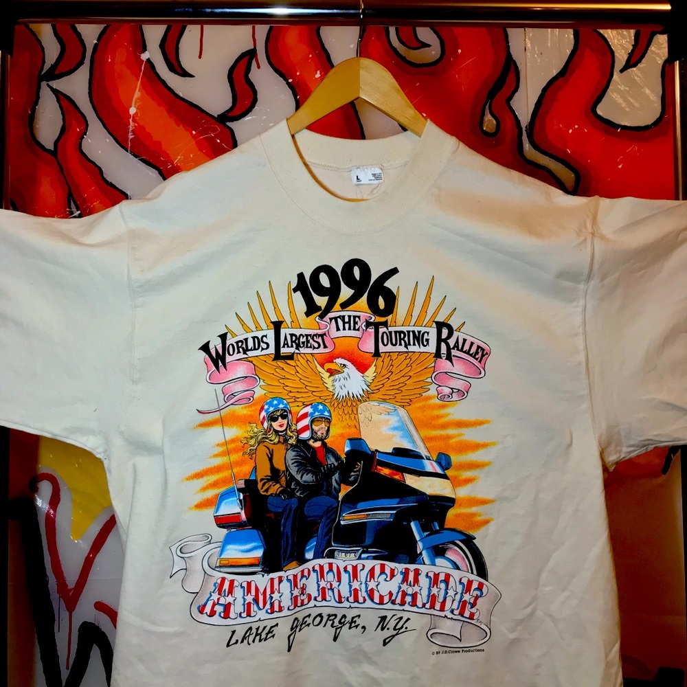 Vintage’96  AMERICADE biker rally tee